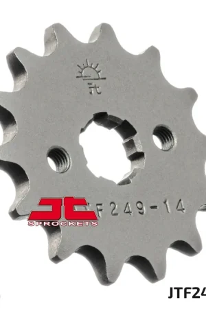 JT SPROCKETS - FRONT STEEL 14T, 420 - Sprockets - Geschikt voor Honda en Kawasaki Weekendaanbieding